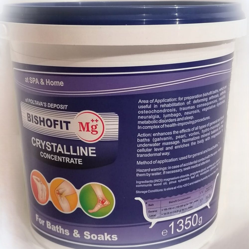Poltavos bišofito kristalinis koncentratas 1000 ml